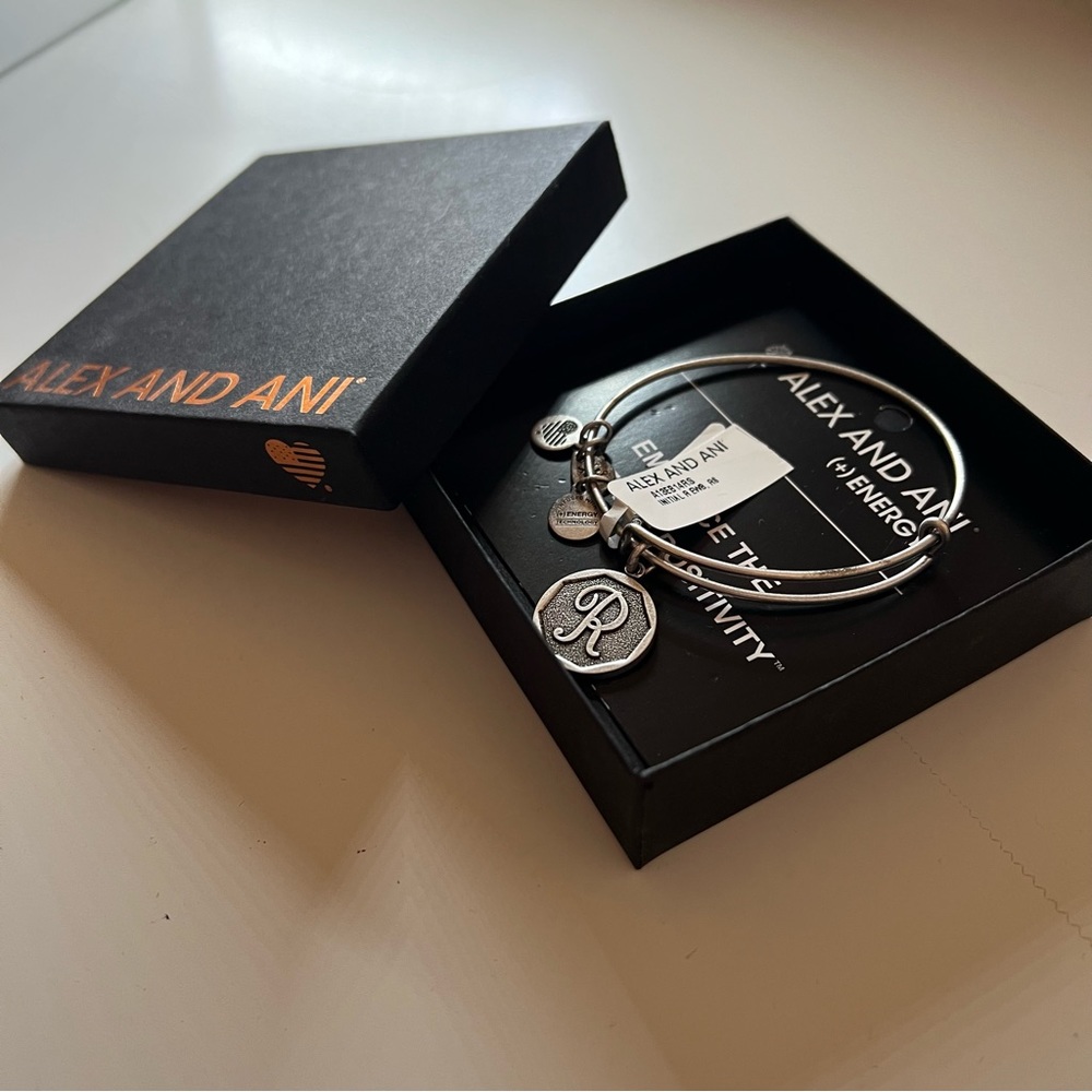 NWT - Alex & Ani “R” Initial Bracelet - Picture 7 of 13